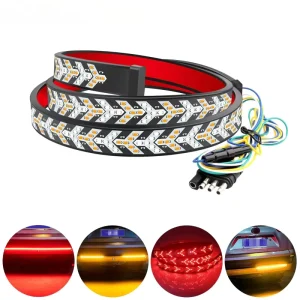 12V 1.2m 1.5m 2.4m Car Brake Turn Flexible LED Daytime Running Light Truck Signal Tail Lamp Strip Warning Lights
