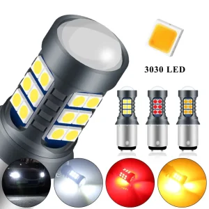 12V 1156 Car Interior Tail Lamp 1157 PY21W LED Reversing Light 3030 27SMD T15 T20 7443 7440 LED Turn Signal Lamp Stop Light