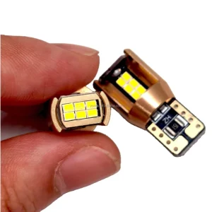 12V 12W T10 Width LED Indicator Light CANBUS W5W 18SMD 500lm PC Lens Car Interior Parking Bulb for Front