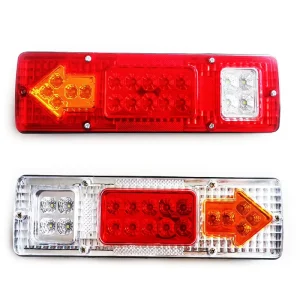 12V 24V 19 LED Auto Truck Rear Tail Reverse Turn Light Brake Lamp Waterproof Truck Trailer LED