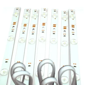 12V 24V 220Vbacklight Light Box Led Strip Light bar SMD2835 3030 Led Lattice Diffuse Led Light Strip with Lens