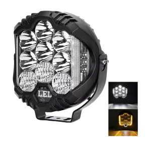 12V 24V 3 Inch 15W Three Sided Work Light DRL Car Off Road Vehicle Modified External Spotlight Motorcycle IP67 Fog Driving Light