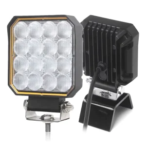 12V 24V 48W Super Bright Square Emergency Truck Offroad Car Led Work Light