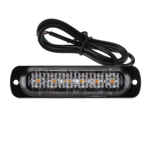 12V 24V 6 LED Car Bus Truck Trailer Lorry Side Marker Lights Brake Signal Lamp Blinker Light Indicator Side for Bus Truck Carava