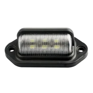 12V 24V 6 LED Car License Number Plate Light for SUV Auto Truck Trailer Tail Light