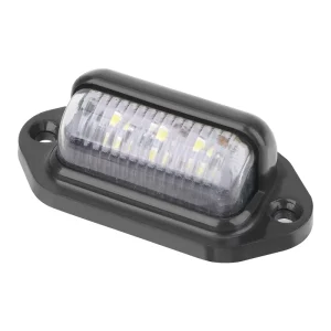12V 24V 6LED Number Plate Light for Truck Car Trailer SUV Lorry Motorcycle Van RV Rear License Plate Lamp