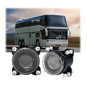 12V 24V 90mm Round Led Headlight for City Bus Coach 18W Low Beam with Parklight 3.5 Inch Led Head Lamp