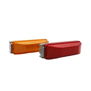 12V 24V Amber Rectangle LED Truck Side Lamp Trailer Car LED Clearance Light Cab Side Marker Light
