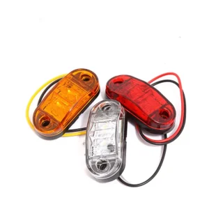 12V/24V Amber Yellow Red Car Truck LED Side Light Trailer Signal Lamp Side Marker Indicator