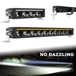 12V 24V Anti Glare Off Road 4×4 Truck Car 52 Inch Led Light Bar With Dynamic DRL for SUV Heavy Duty Semi Trucks