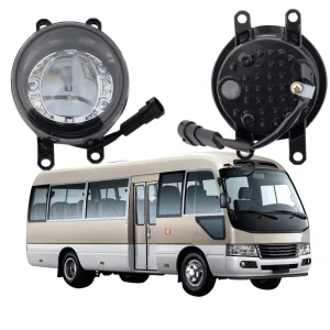 12V/24V Fit for Toyota Coaster Bus 2007-2016 Modified LED Fog Lights Pair Fog Lamps