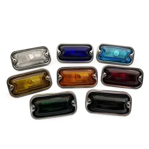 12V 24V Glass Truck Lamp Side Marker Indicator Light