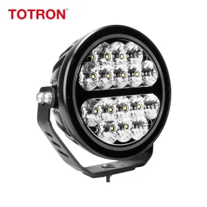 12V 24V LED Auxiliary Round Driving Light 7 Inch 80W Auto Off Road Driving Light