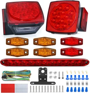 12V 24V LED Brake Tail Light for Car Truck Trailer Pickup Rear Tail Light