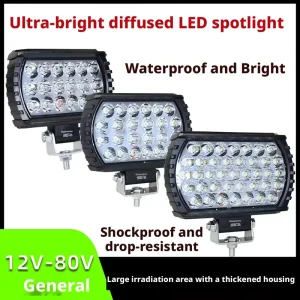 12V 24V LED High Intensity Work Lights for Cars Trucks Electric Bikes Excavators and Forklifts Spotlight