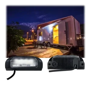 12V 24V LED RV Outdoor Light for Porch Awning Camping 5/9 Inch LED Exterior Accessories for Cars