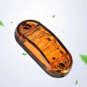 12V 24V LED Round Side Marker Lights Truck Trailer Lights Clearance Lights Waterproof for Car SUV Truck Trailer
