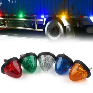 12V 24V LED Side Marker Light Turn Signal Clearance Rear Tail Parking Lamp Fog Light for Car Truck Lorry Trailer Caravan RV Boat