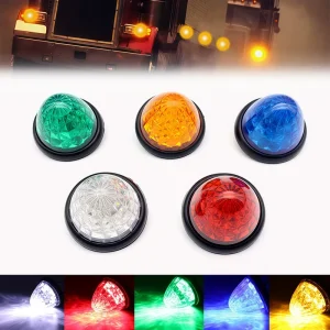 12V 24V LED Side Marker Light Turn Signal Clearance Rear Tail Parking Lamp Fog Light for Car Truck Lorry Trailer Caravan RV Boat