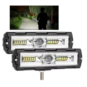 12V 24V LED Strobe Warning Light Strobe Grille Flashing Light Bar Truck Car Beacon Lamp Amber Red Blue White Traffic Light