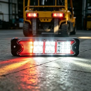 12V 24V LED Tail Light Assembly Semi Trailer Truck Rear Brake Stop Turn Signal Indicator Lamp Caravan Taillight Waterproof Parts