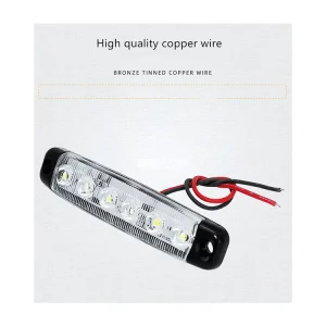 12V 24V Led Thin Line Front Rear Fender Brake Side Marker Car Warning Lights for Trucks