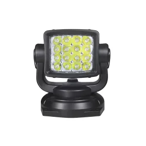 12V 24V Rotating Remote Control LED Search Light Vehicle Emergency Lighting Work Light for Cars