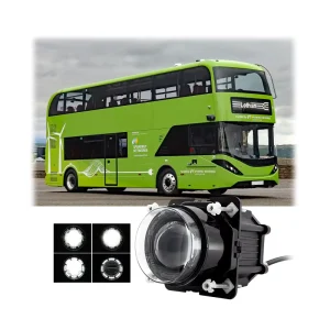 12V 24V Round Led Headlight With 45W High Beam 90mm 3.5 Inch Led Head Light for Bus