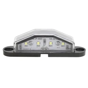 12V 24V Side Marker Light Waterproof Trailer Side Signal Indicator 4LED Edge Lamp for Truck Vehicle License Number Plate Light