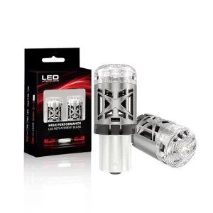 12V 26W 1600lm Error Free CANBUS CB9 1156 BA15S BAU15S PY21W 581 White Amber Car Motorcycle Turn Signal LED Light Bulbs
