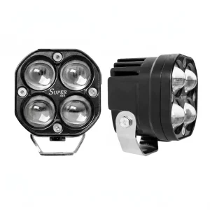 12V 3 Inch 40W 4000 Lm LED Work Light Dual Color Offroad Fog Lamp for Truck ATV UTV Motorcycle