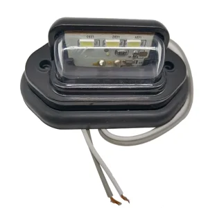 12V 3 LED License Plate Light Waterproof License Plate Lamp Taillight for Truck SUV Trailer Van RV Trucks and Boats License Tag