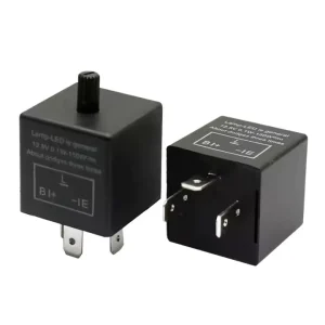 12V 3-Pin Adjustable Electronic LED Flasher Relay Car Turn Signal Blinker Light For LED Bulbs