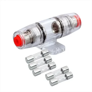 12V 30A Automotive Inline Blade Fuse Holder with Battery Cable for Car Motorcycle RV Boat