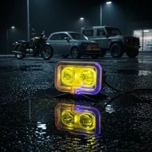 12V 36V Motorcycle LED Light Car Off road Car Motorcycle Accessories Working Light Yellow White Red Blue Flash