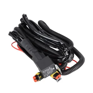12V 40A Automotive Relay Wiring Harness Kit With Waterproof Connector Length Car Fog Light Driving Light Wire Harness Assembly