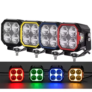 12V 40W 4×4 LED Work Light Off Road Spot Light LED Side Shooter Fog Lights for Truck SUV