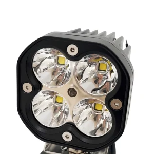 12V 40W Square Auto Exterior Lighting Reflective Cup Spotlight Rectangular Super Bright LED IP67 Waterproof Fog Driving Lights