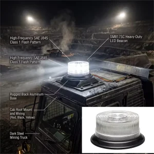 12V 48V DC for Construction Traffic Factory Crane Tower Boat Navigation 48W Strobe Lights for Vehicles Warning Beacon Light