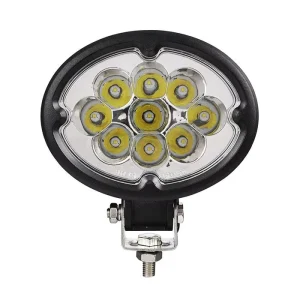 12V 5 Inch Oval LED Work Light Super Bright 27W for Heavy Equipment UTV Truck Car Light Accessories