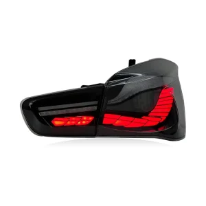12V 50W Modified Dragon Scale Flowing Turn Signal Daytime Running Lights Tail Light Assembly for BMW 1 Series F20 F21