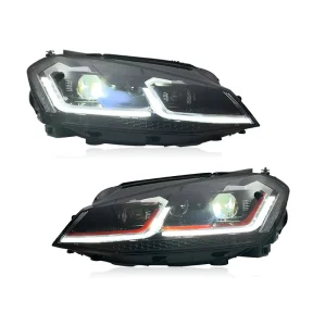 12V 55W LED Daytime Running Light & Turn Signal for 13 20 for Golf 7 Headlight Assembly