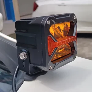 12V 60W X2 Front Bumper Anti-fog Light Car Roof Motorcycles Off Road Vehicle SUV 2/4 Headed Sharp-flash LED Spotlight IP67 Rated
