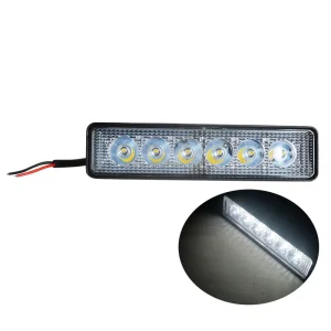 12V 6LED 18W Factory Supply Off Road LED Lamps Light Car LED Driving Lamps Daytime Running Lights LED Work Light Bar