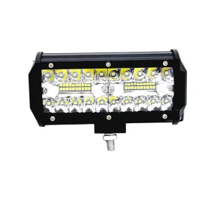 12V 7 Inch 120W LED Working Light Bar Off Road Truck Car Driving Light Combo Truck Roof LED Light Bar
