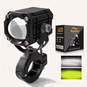 12V 80V LED Headlights Suitable for Sports Street Motorcycles and Cars 4 Color Flashing IP68 Level Headlights