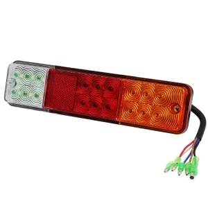 12V 80V LED Three Color Rear Reverse Indicator Brake Turn Light for Tailift Forklift