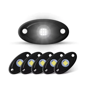 12V 9 LED RGB Pure White Rock Lights for Truck 4X4 Off Road for Jeep Cars Boats Yachts