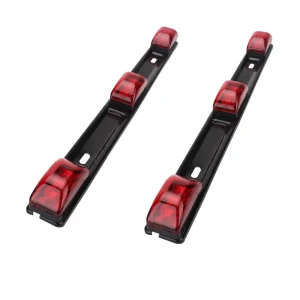 12V 9LED Waterproof Trailer Tail Side Marker Light for Truck Trailer Boat Identification Turn signal Warning Light