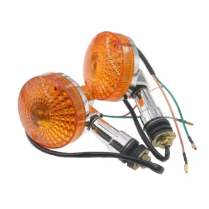 12V ABS Motorcycle Turn Signal Light LED Motorbike Indicator Warning Light for GN125 Modified Accessories